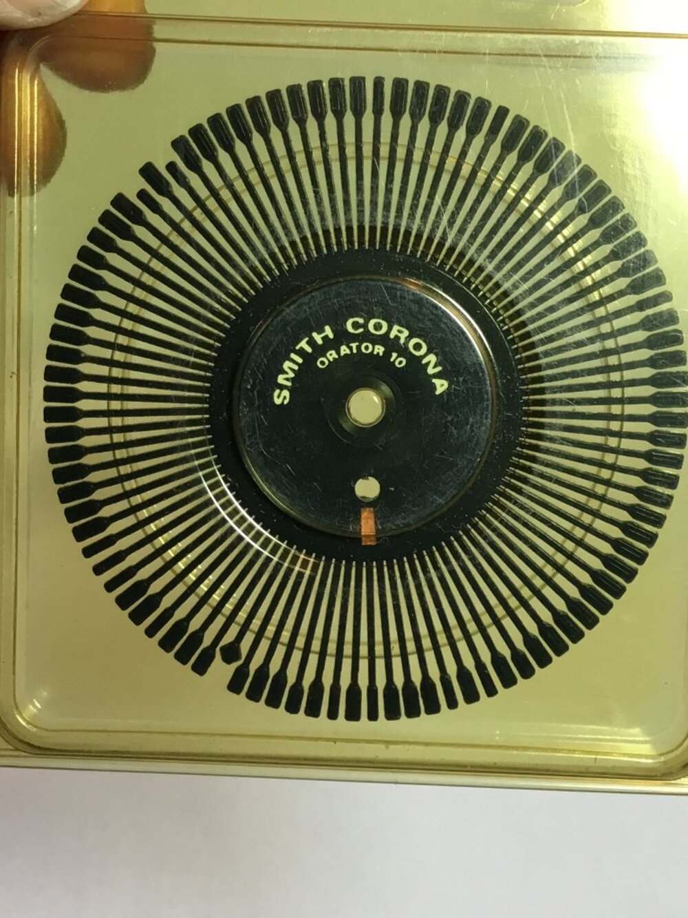 Smith Corona ORATOR 10 Printwheel With Case